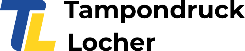 Tampondruck Locher Logo - Tampondruck im Lohnauftrag in der Schweiz
